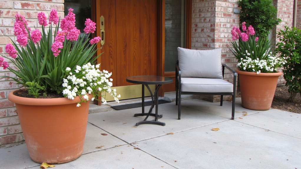 complementary flower pots furniture