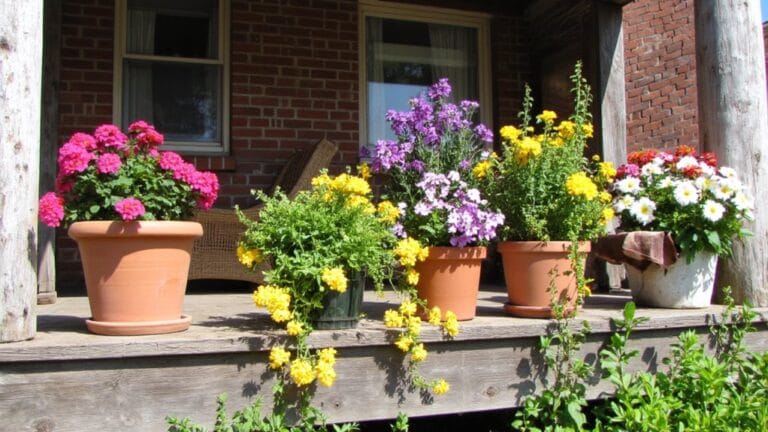 cozy flowers for porches
