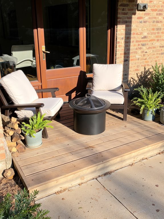 cozy year round fire pit