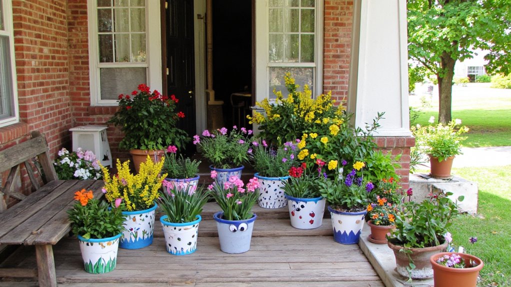 creative personalized flower pots