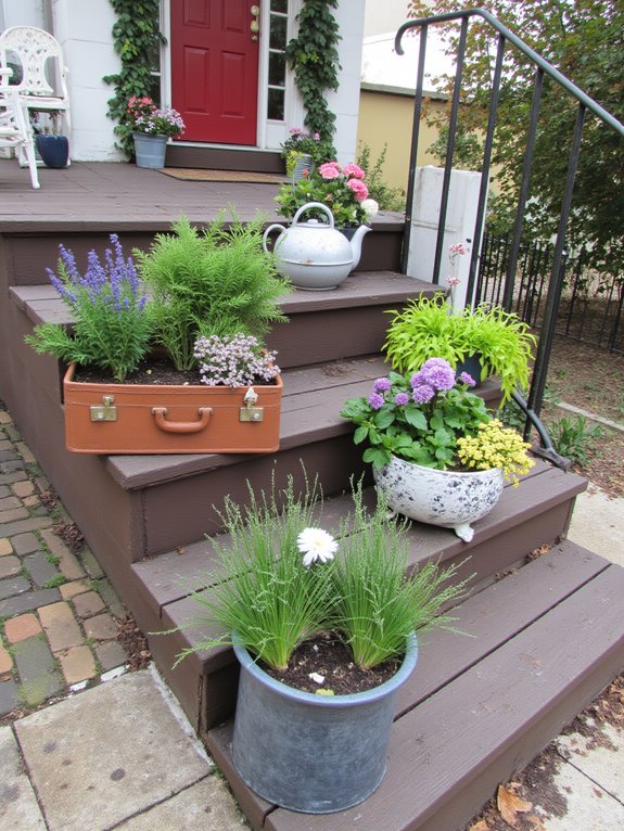creative upcycled planter designs