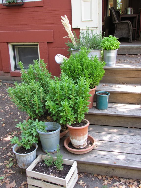 culinary herb garden oasis