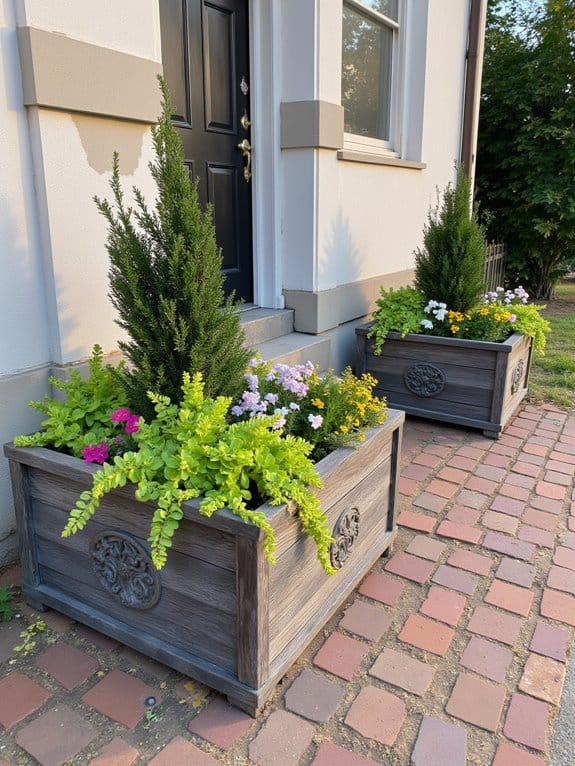 customizable decorative planter boxes