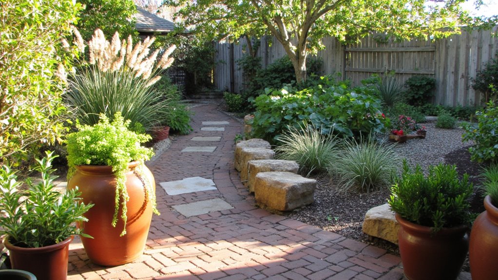defining garden spaces creatively