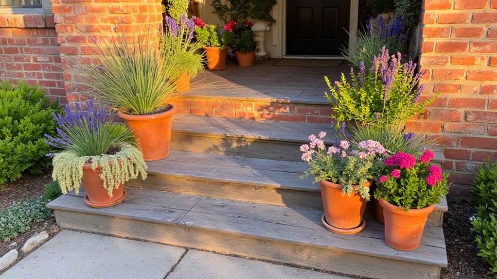 drought resistant flowers for entrances