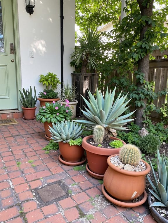 drought resistant sustainable potted plants