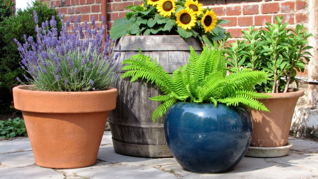 dynamic patio pot textures