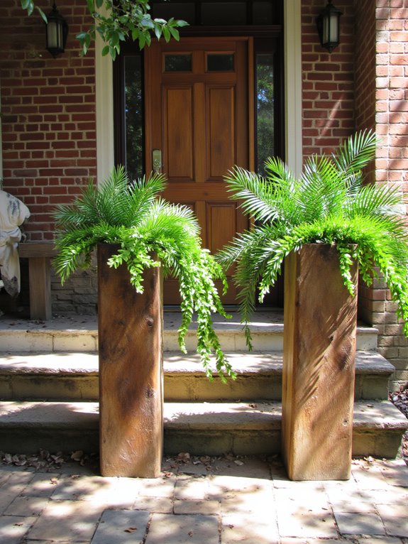 eco friendly tall planters
