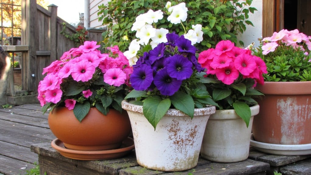 elegant petunias bring vibrancy