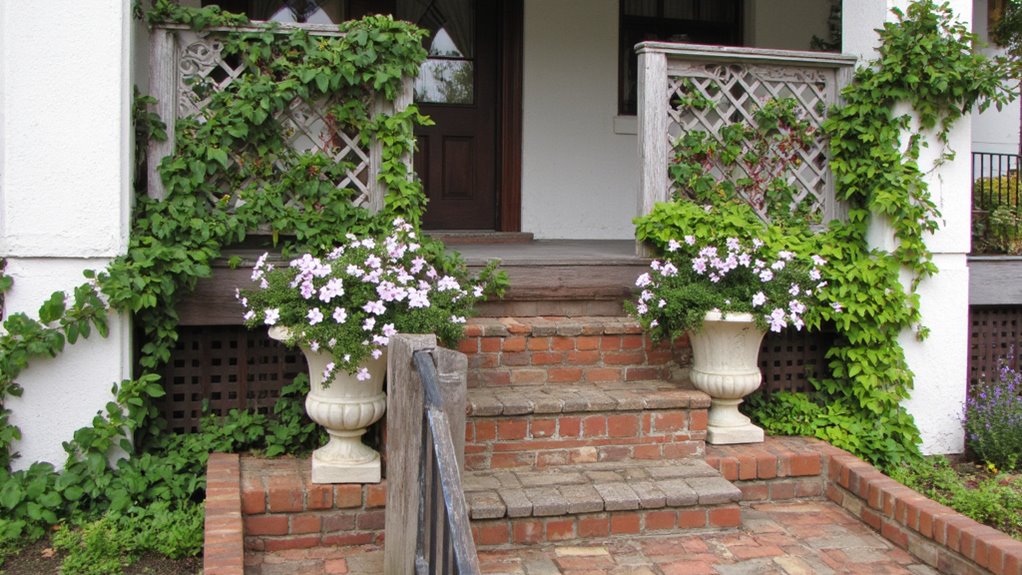 elegant vertical plant support