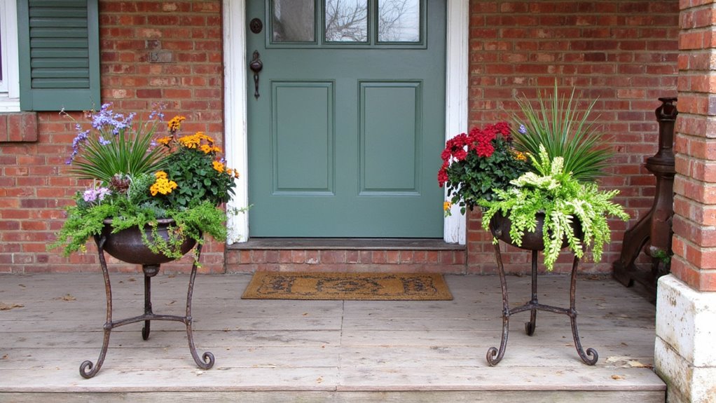 elegant wrought iron stands