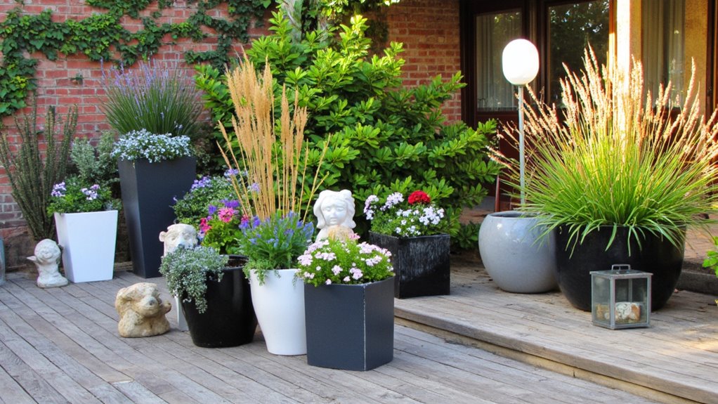 enhance planters with accessories