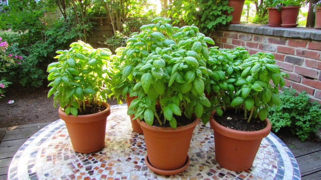 fresh basil for cooking