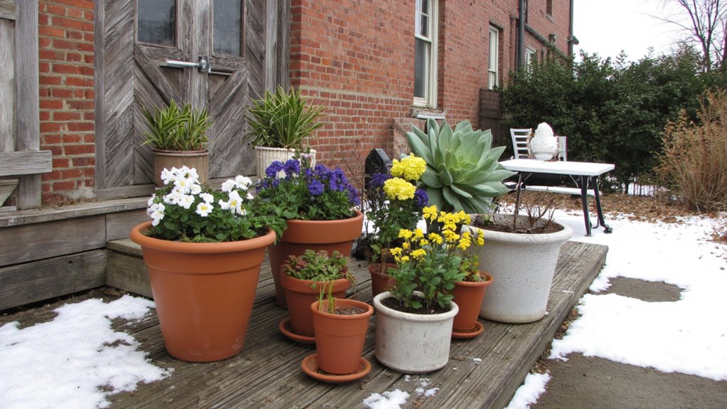 frost resistant pot materials recommended