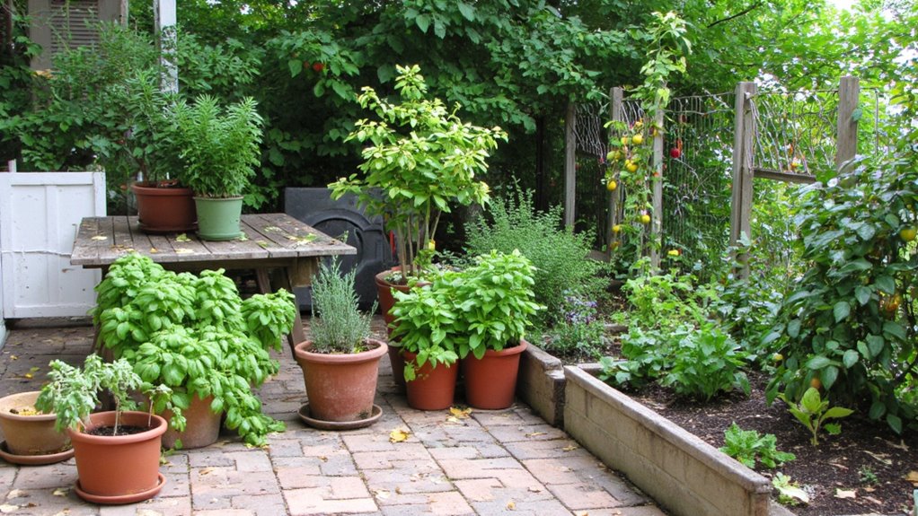 functional edible patio plants