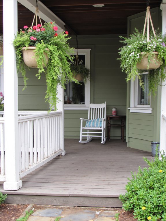 hanging planters for aesthetics