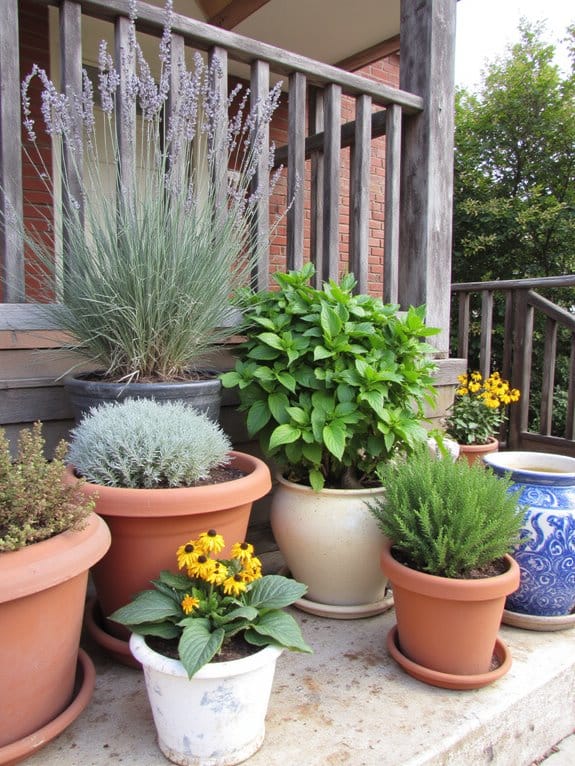 hardy perennials for pots