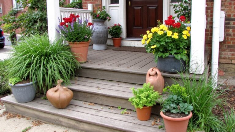 21 Stylish Front Porch Planters That Impress Every Guest impressive front porch planters