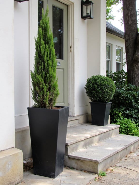 large vs small planters