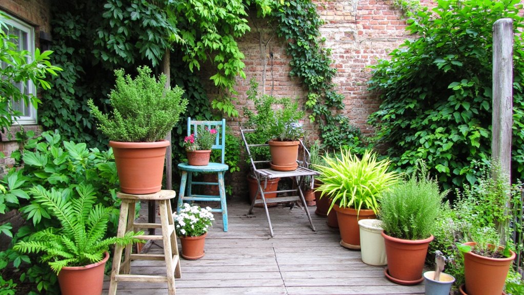 layering plants for depth