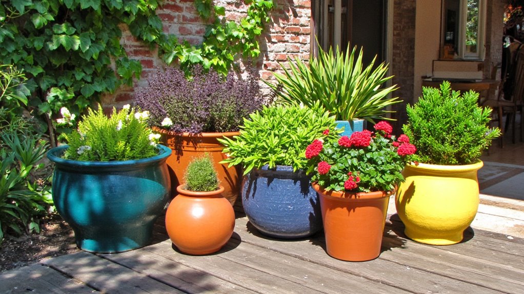 lightweight durable resin pots