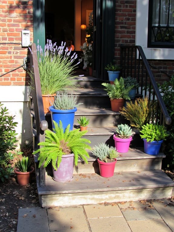 low maintenance flower pots
