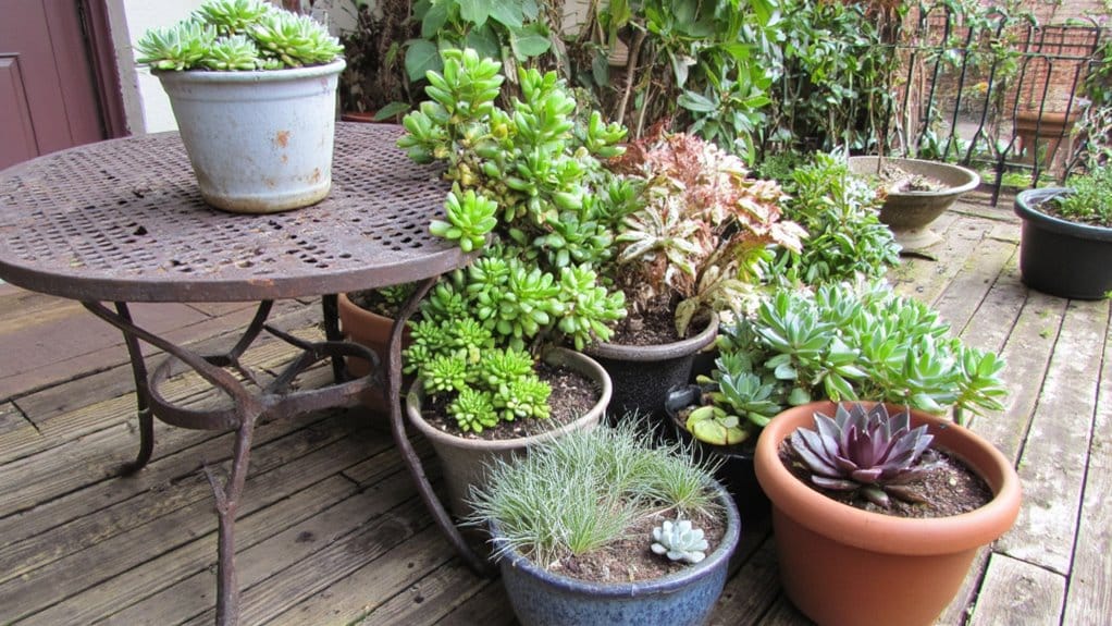 low maintenance outdoor succulents