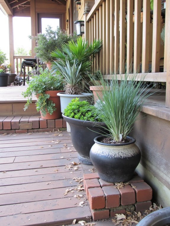 low maintenance porch plants