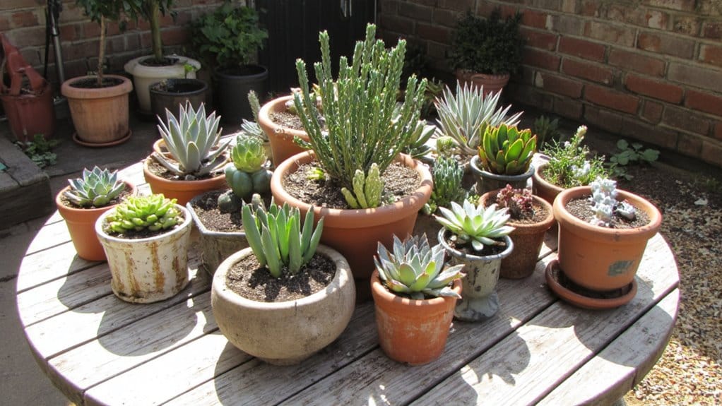 low maintenance succulent displays