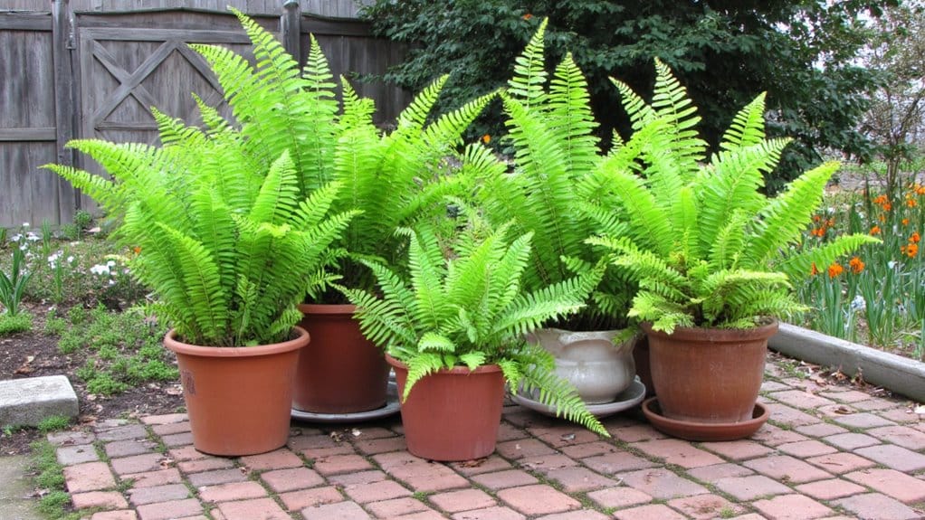 lush low maintenance garden ferns