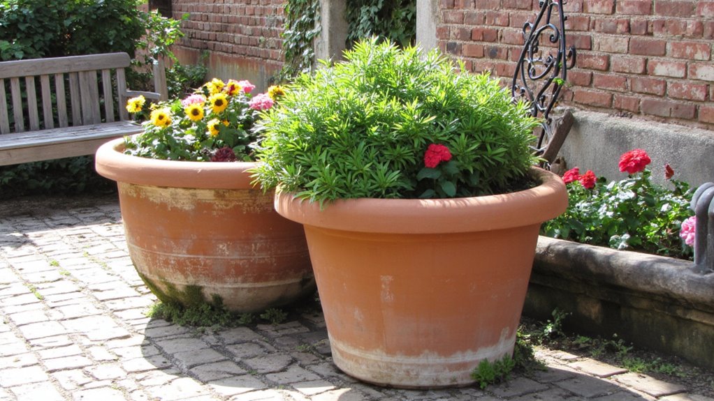 maintain healthy flower pots