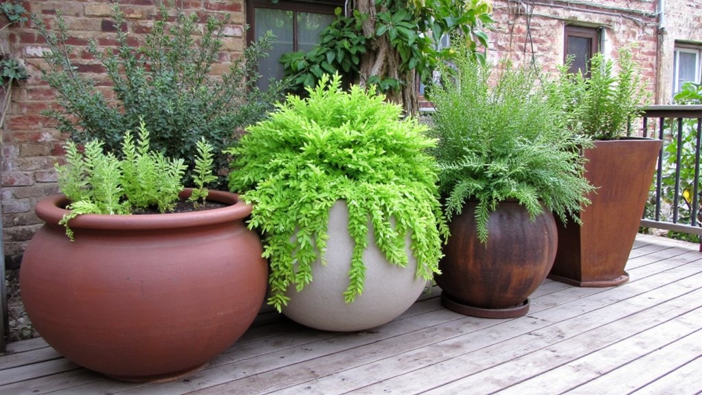material selection for planters
