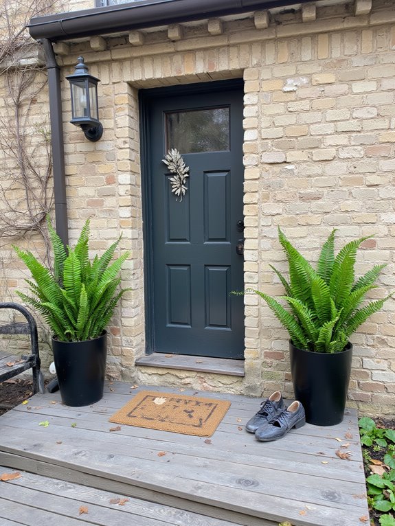 minimalist artificial plant elegance