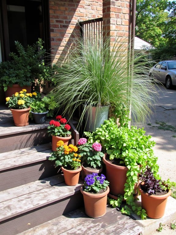mix flowers and foliage