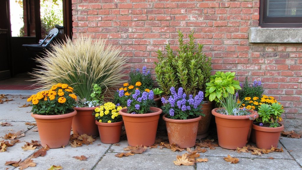 mixing annuals and perennials