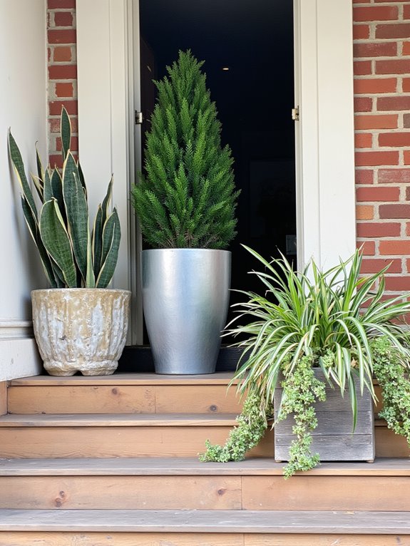 mixing plant heights creatively