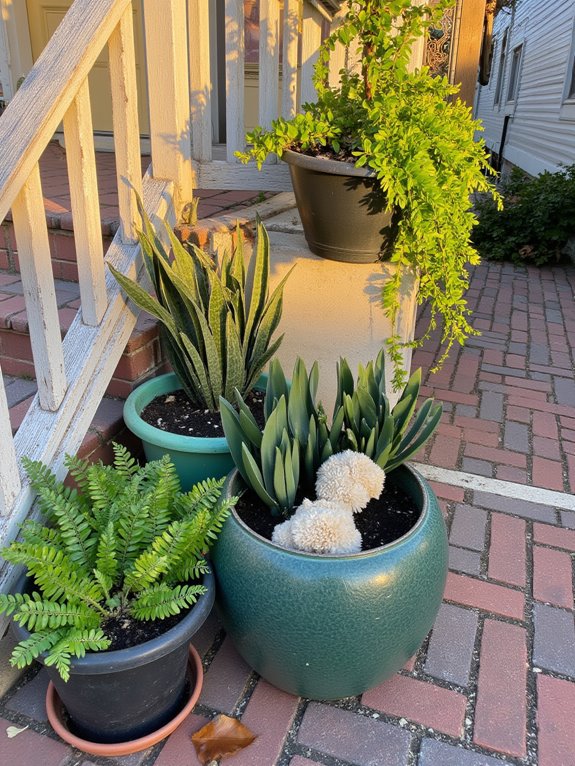 mixing plant textures creatively