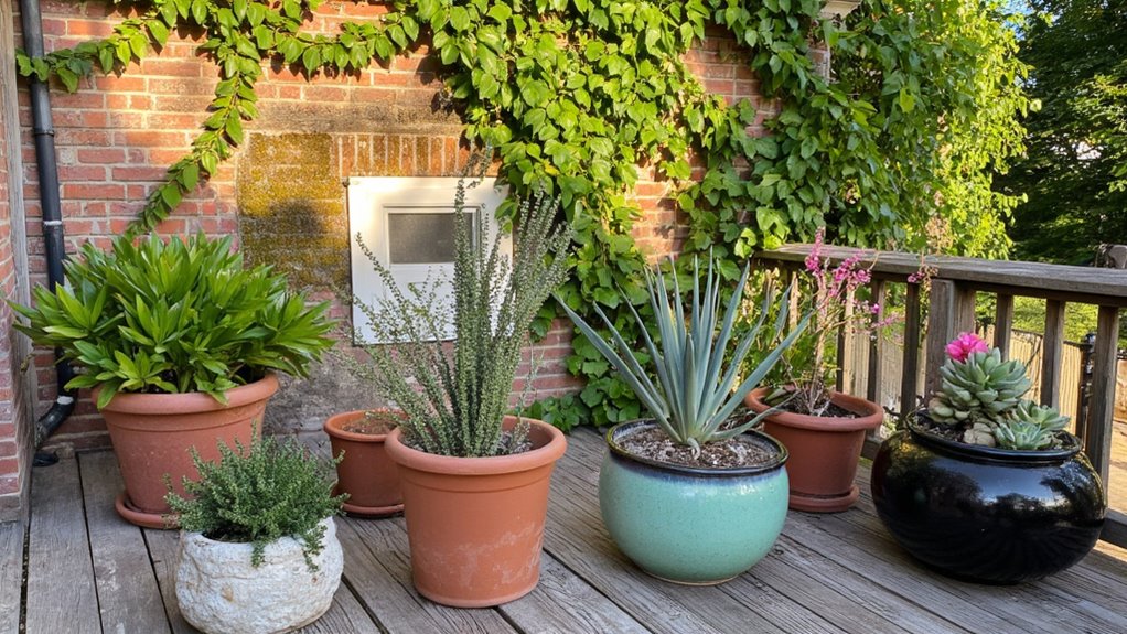 mixing plants for texture