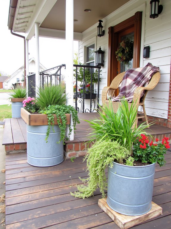 modern farmhouse planter charm