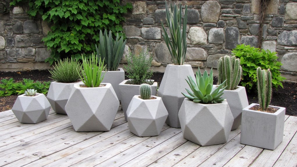 modern minimalistic garden aesthetics