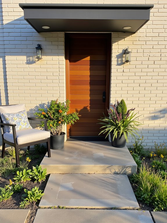 modern porch entrance design