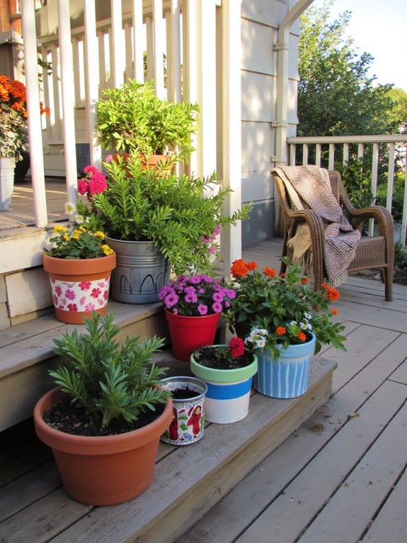 personalized diy flower pots
