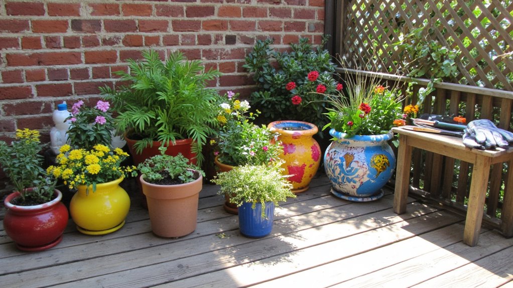 personalized patio pot ideas