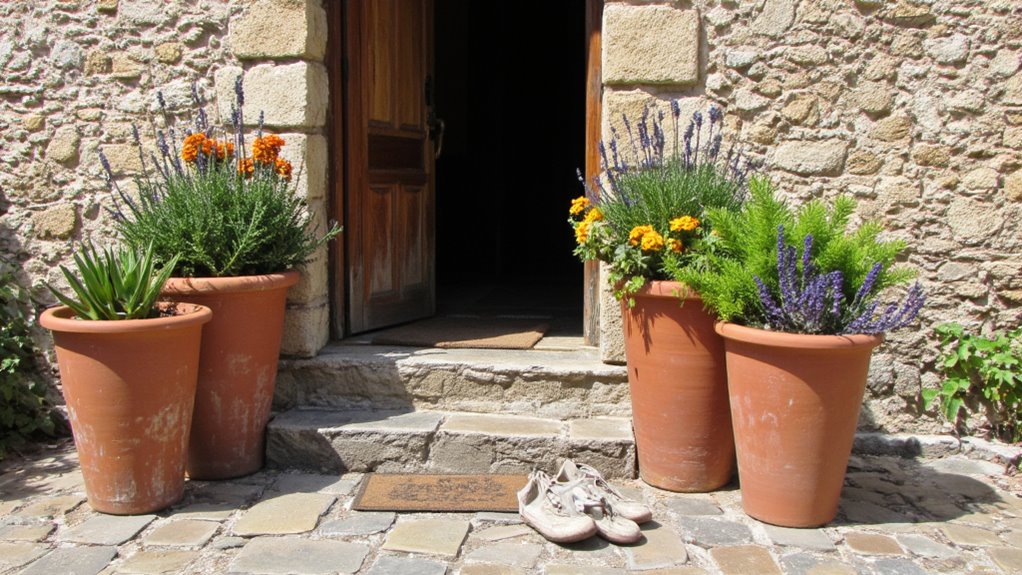 pet safe tall flower pots