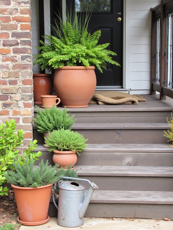 planters enhance home appeal