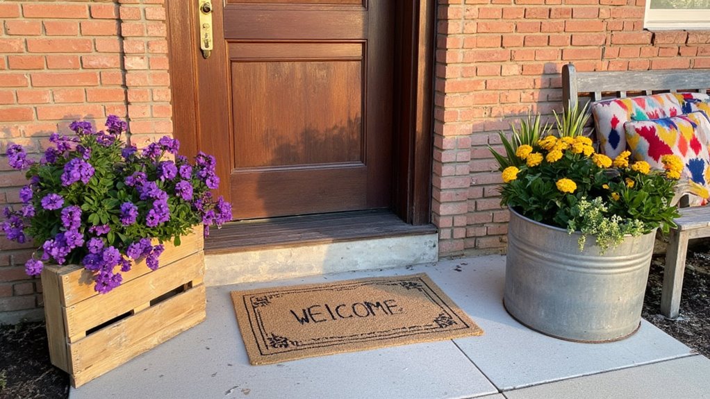 repurposed tall flower pots