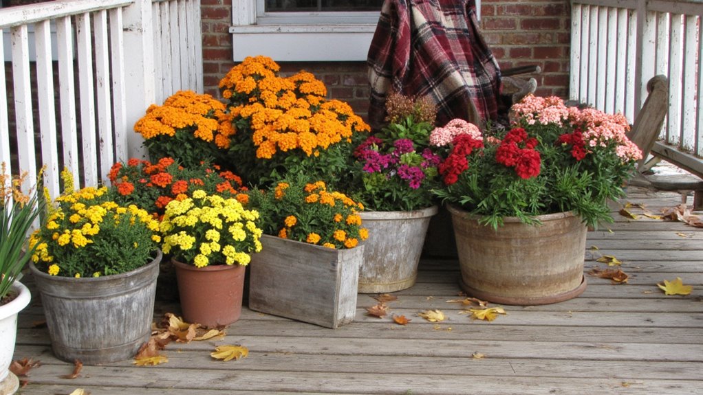 rustic charm for autumn blooms