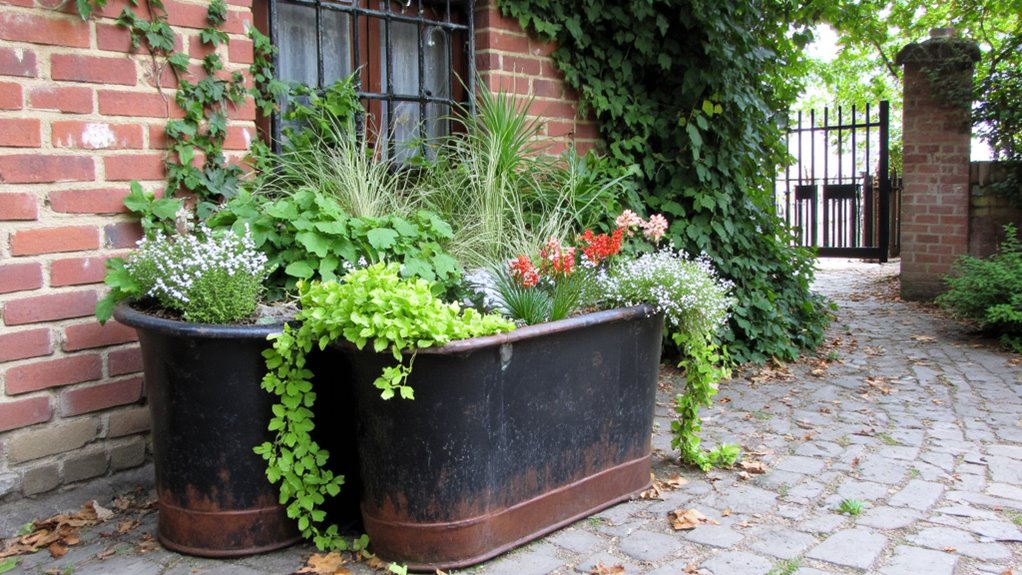 rustic vintage charm planters