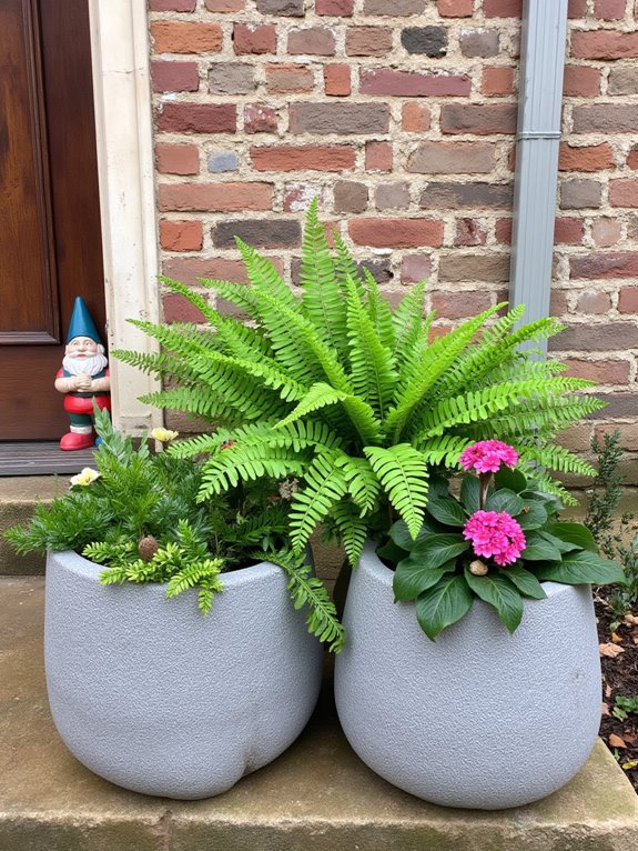 safe faux planters for pets