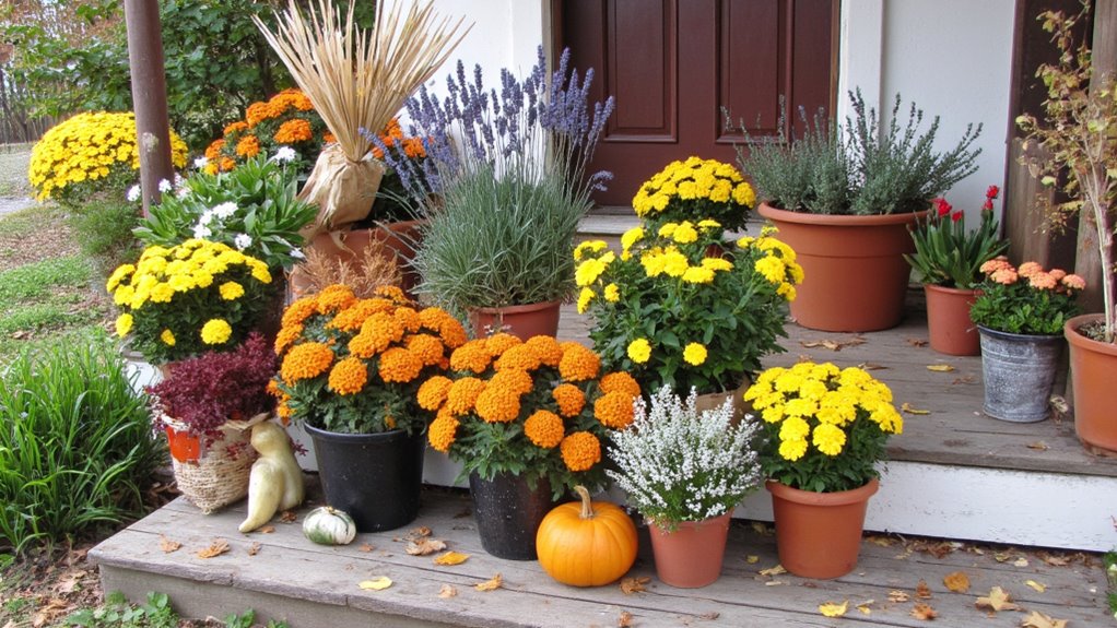 scented flowers create warmth